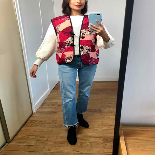 Gilet patchwork