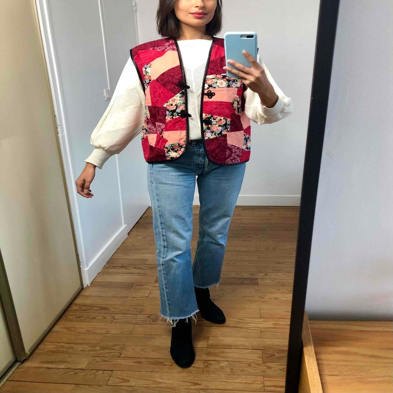 Gilet patchwork