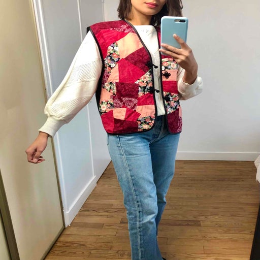 Gilet patchwork