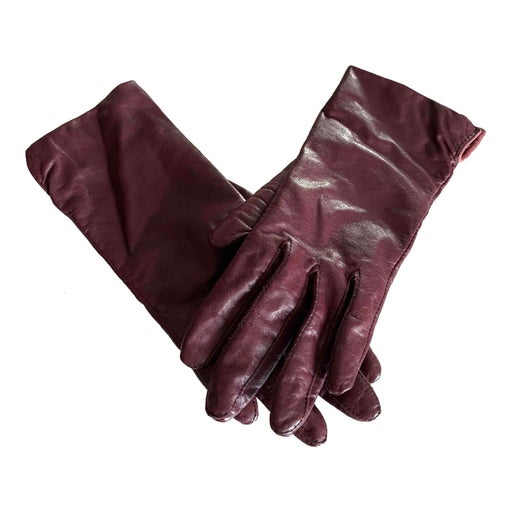 Leatherette gloves