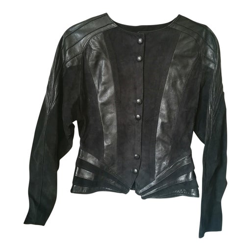 Leather and suede jacket