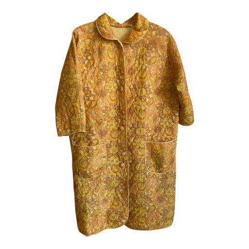 Quilted jacket with flowers