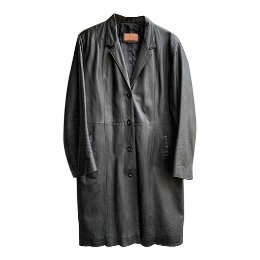 Leather coat