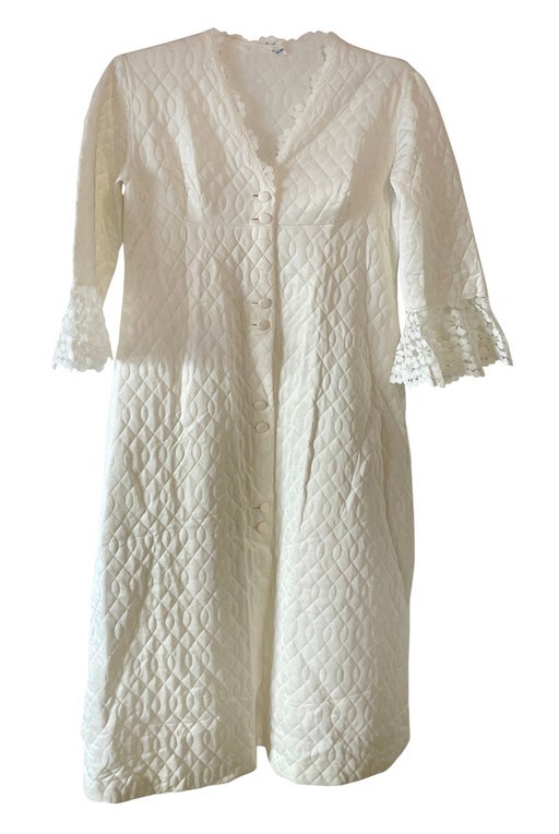 Quilted dressing gown