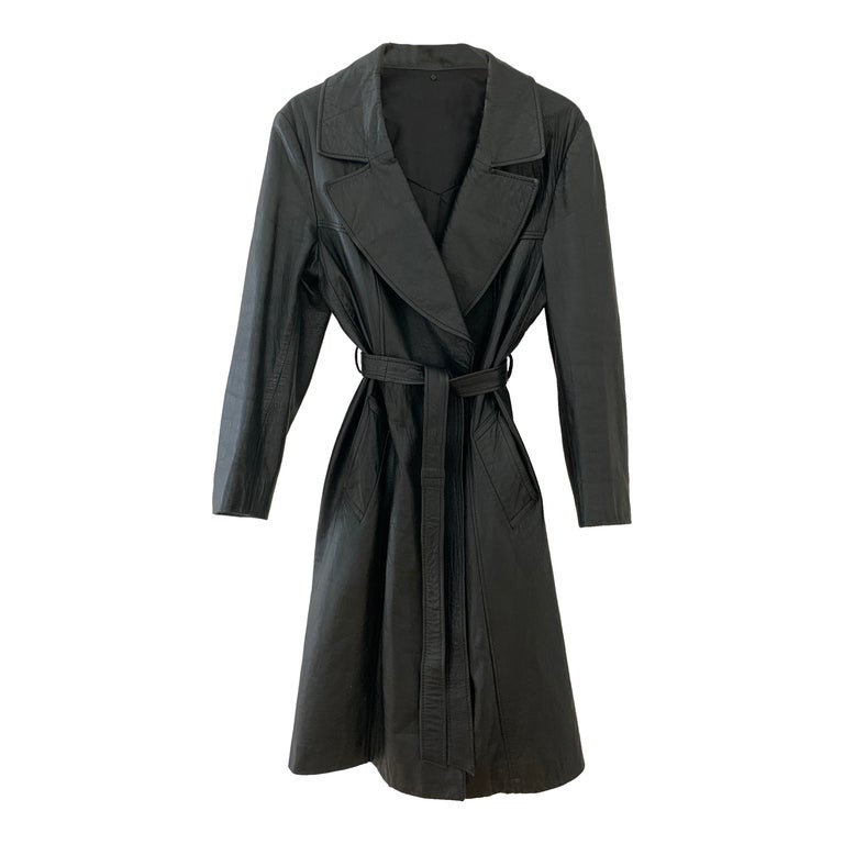 Trench en cuir