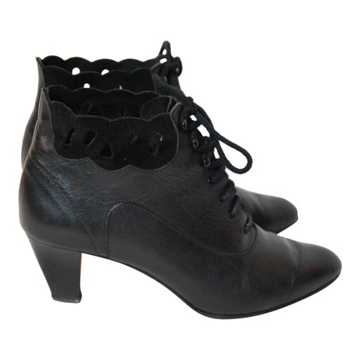 Bottines en cuir