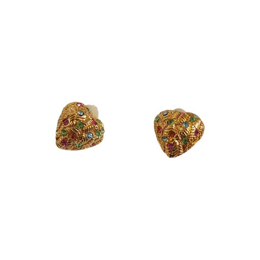 Clip earrings