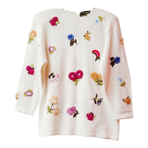 Floral sweater
