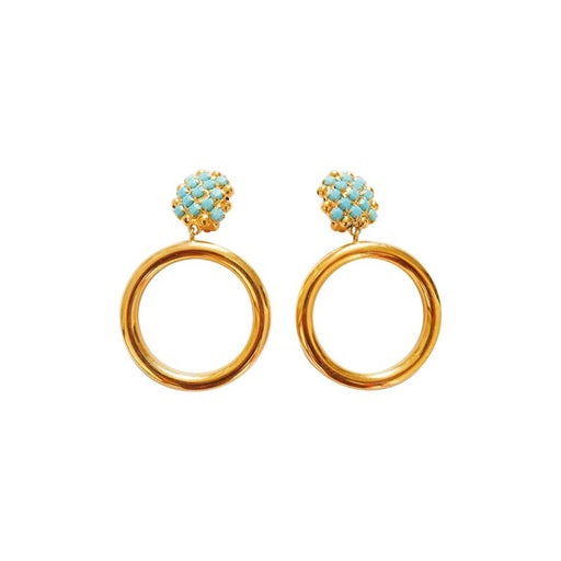 Clip earrings