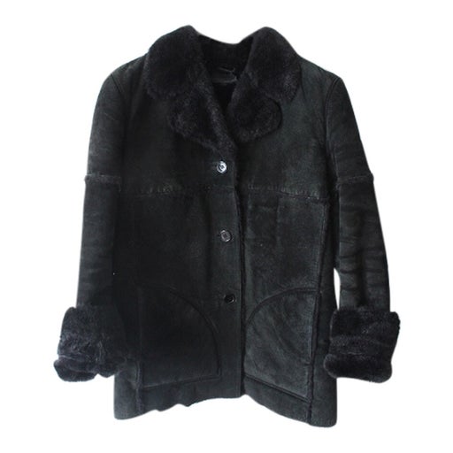 Manteau en peau lainée
