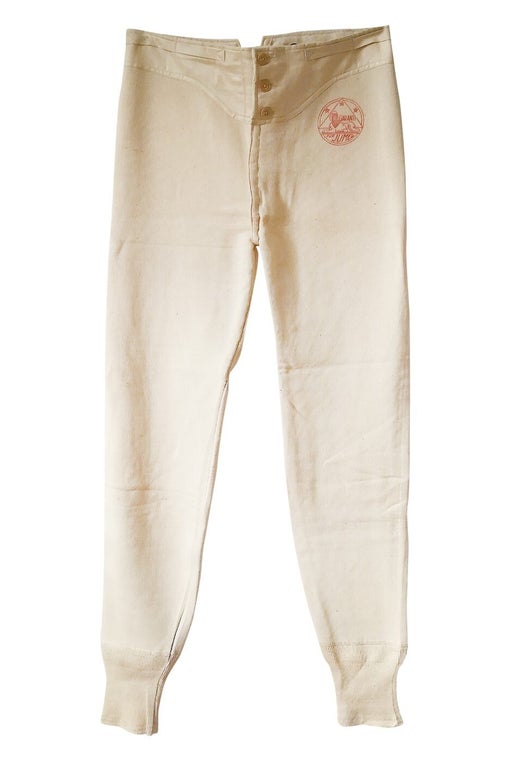 Pantalon en coton fourré