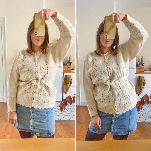 Wool cardigan
