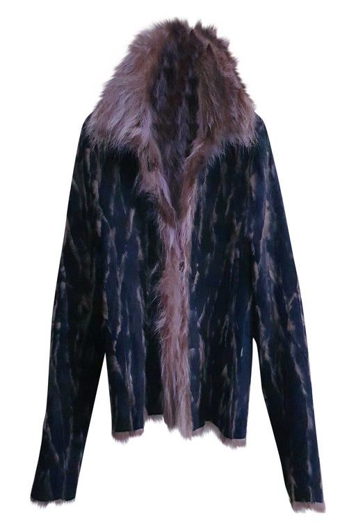 Reversible fur jacket