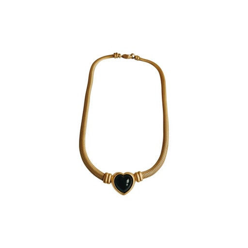 Golden heart necklace