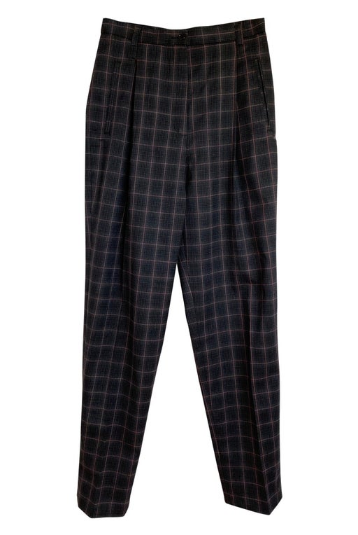 Checked trousers