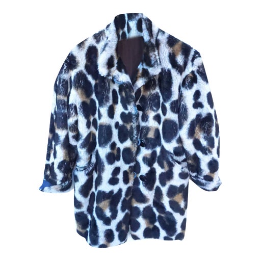 Faux fur coat