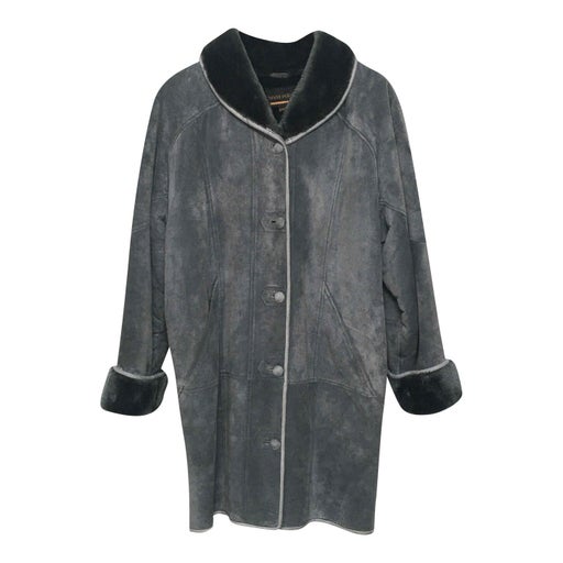 Manteau en peau lainée