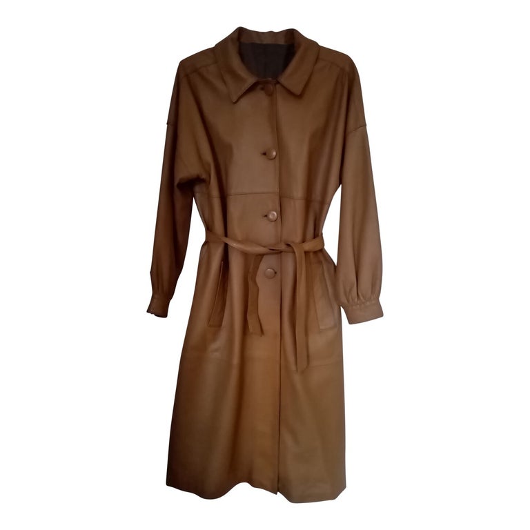 Trench en cuir