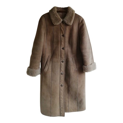 Manteau en peau lainée