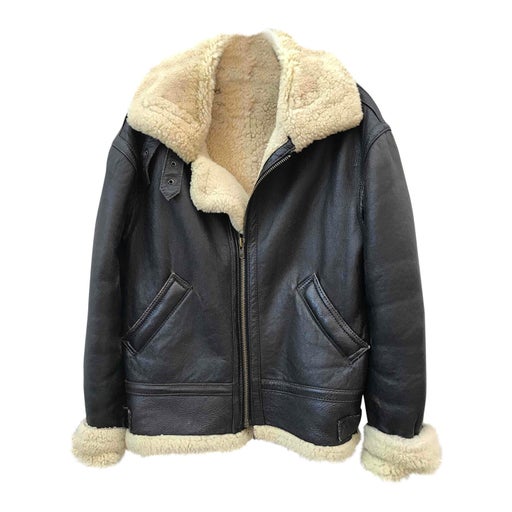 Sheepskin bomber