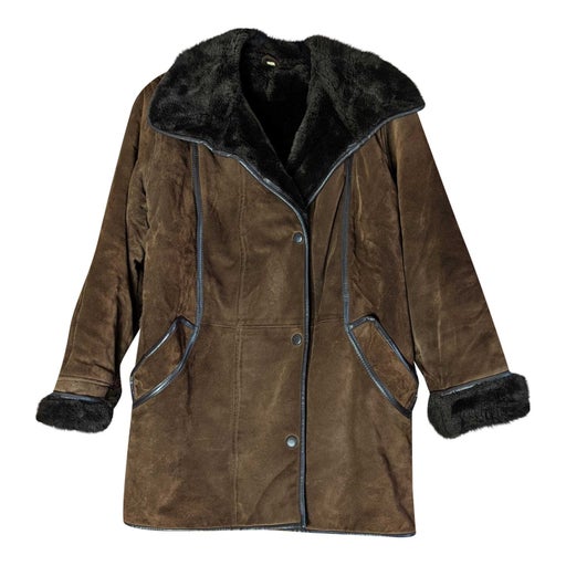 Manteau en peau lainée