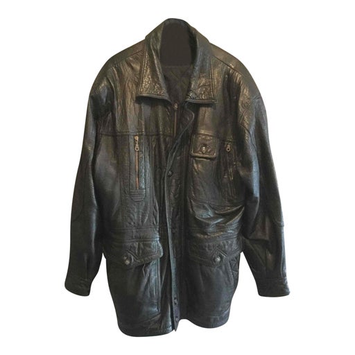 Leather coat