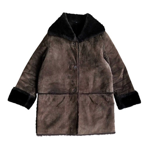 Manteau en peau lainée