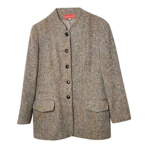 Veste en laine et soie