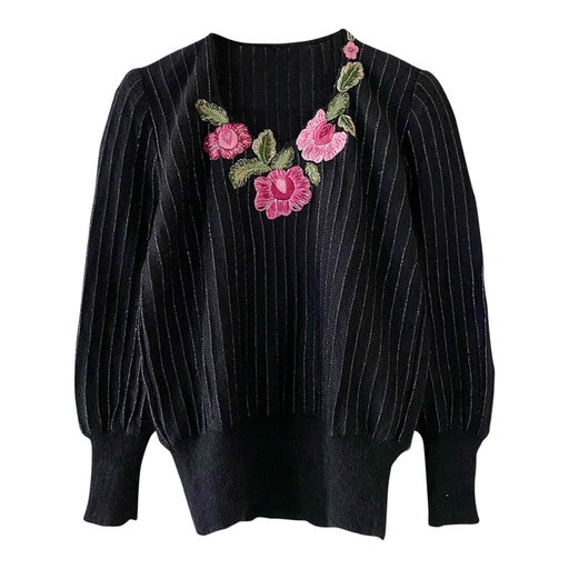 Angora and lurex sweater