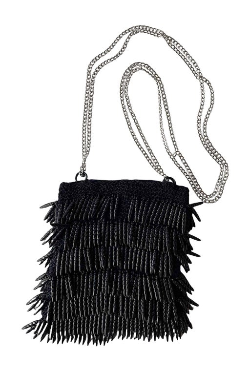 Beaded shoulder bag