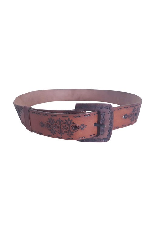 Leather belt