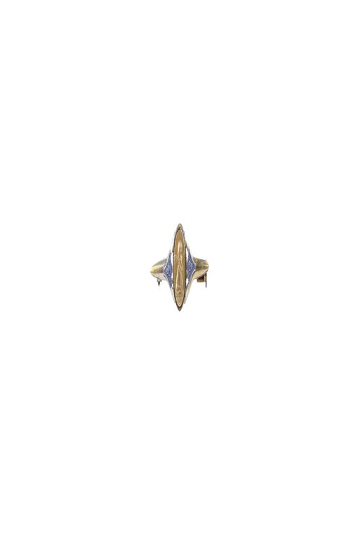 Gold and silver brooch