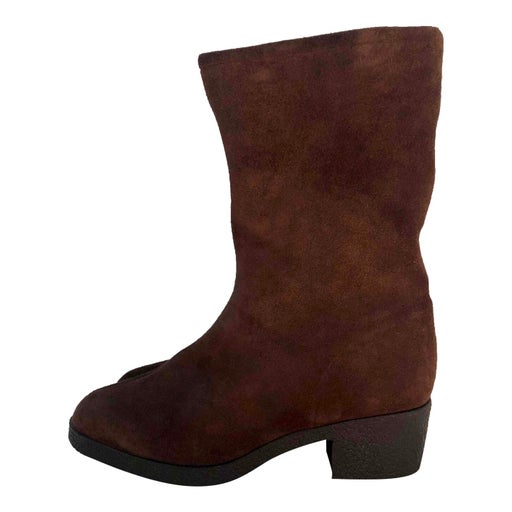 Bottines en daim
