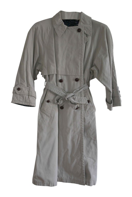 Belted trench coat