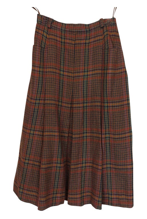 Cashmere wool skirt