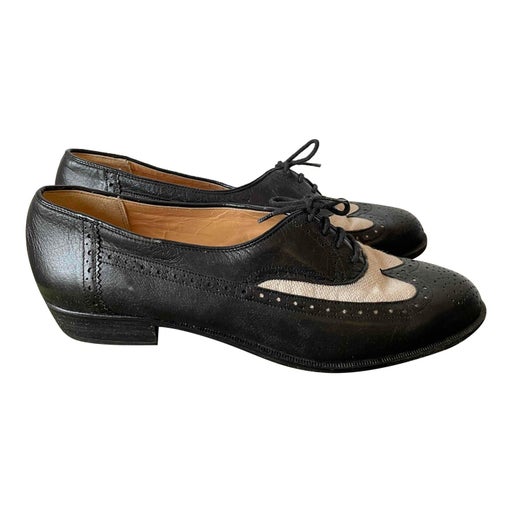 Leather derbies