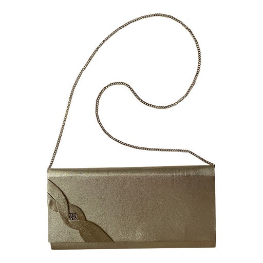 Golden baguette bag