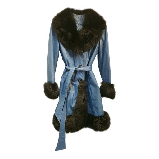 Manteau en cuir