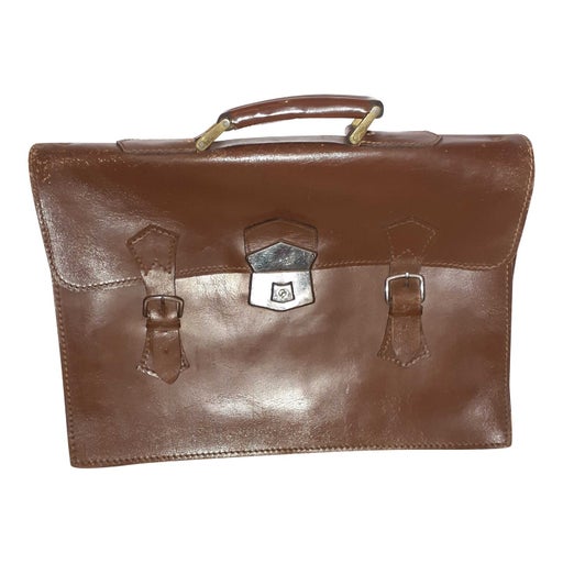 Leather satchel