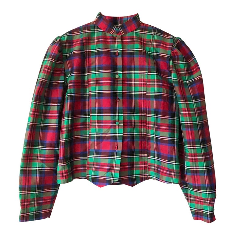 Blouse tartan