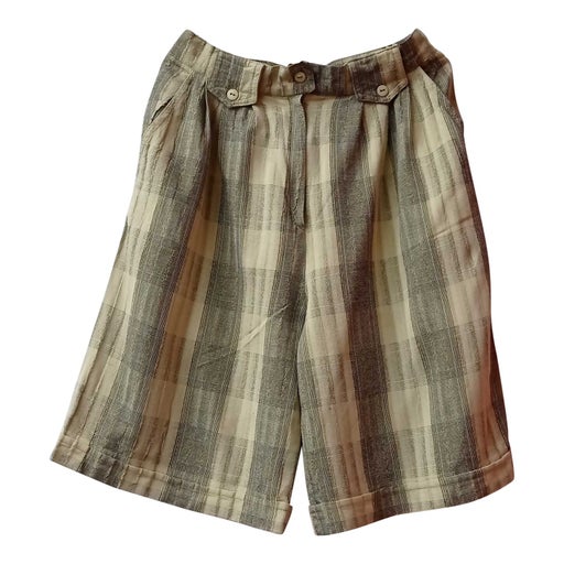 Checked bermuda shorts