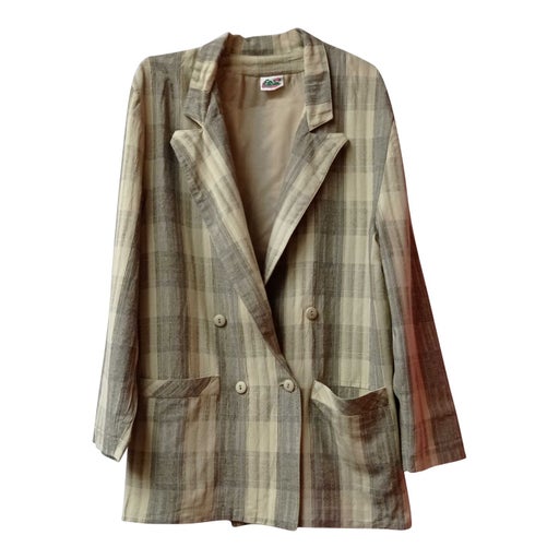 Checked blazer