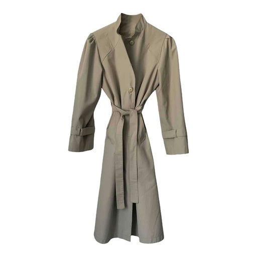 Belted trench coat