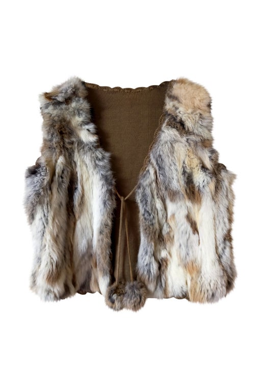 fur vest