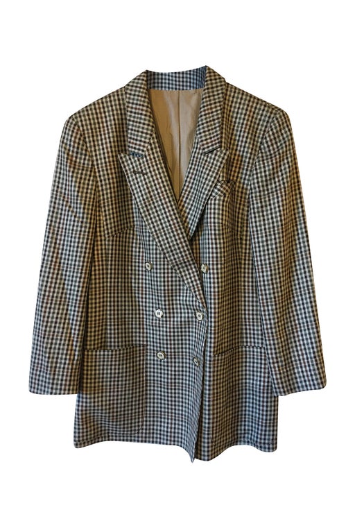 Houndstooth blazer