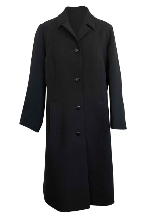 black trench coat