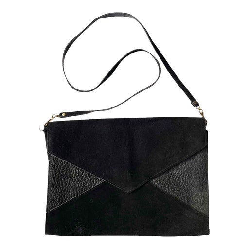Leather and suede bag