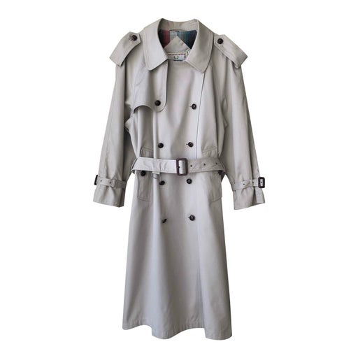 Belted trench coat