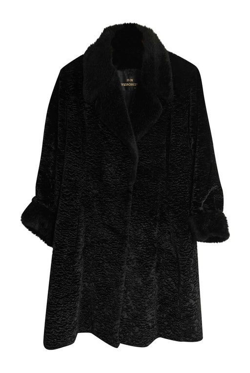 Faux fur coat