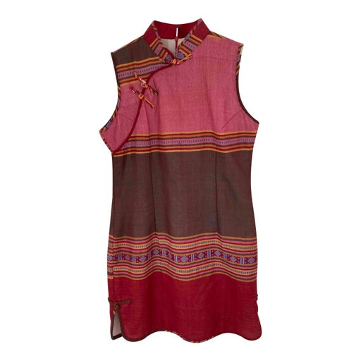 Robe asiatique en soie